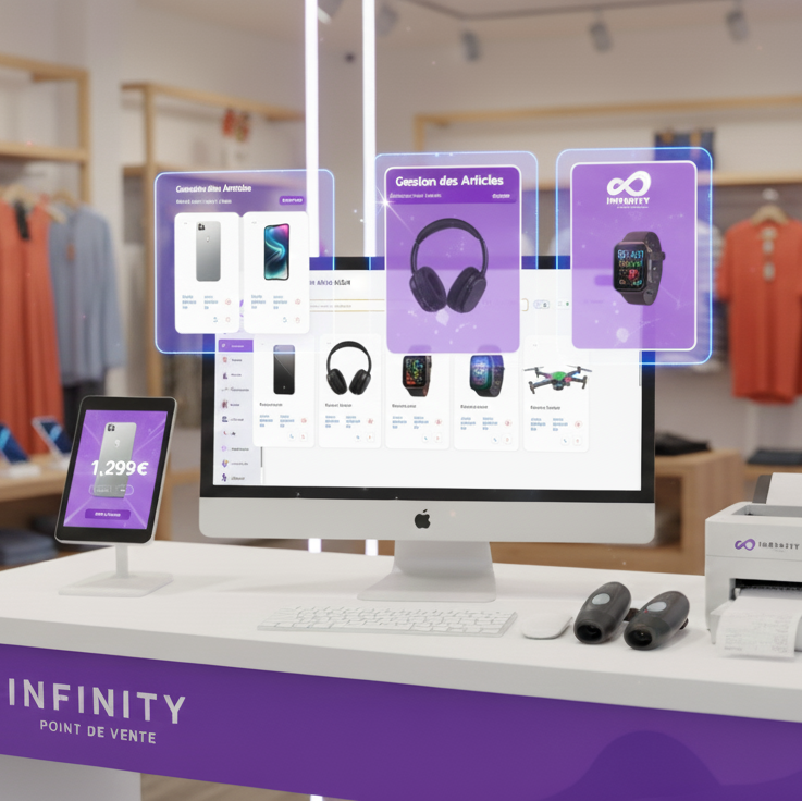 Infinity Point De Vente برنامج إدارة اعمال للتجار