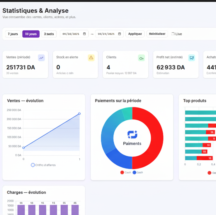 Infinity Point De Vente برنامج إدارة اعمال للتجار