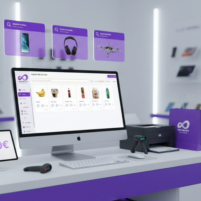 Infinity Point De Vente برنامج إدارة اعمال للتجار